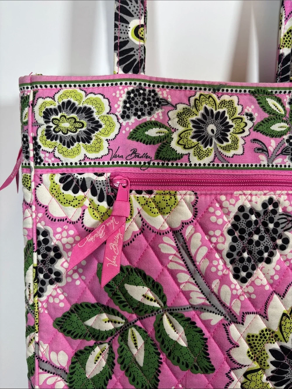 Vera Bradley Priscilla Checkpoint Friendly Laptop Travel Tote